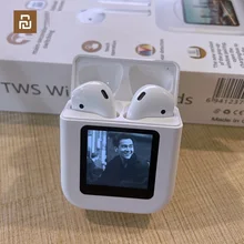 

Xiaomi Youpin Upload private photos Wireless Charging LED Power Display TWS Bluetooth 5.1 Earphones Wireless Headphone Earbuds