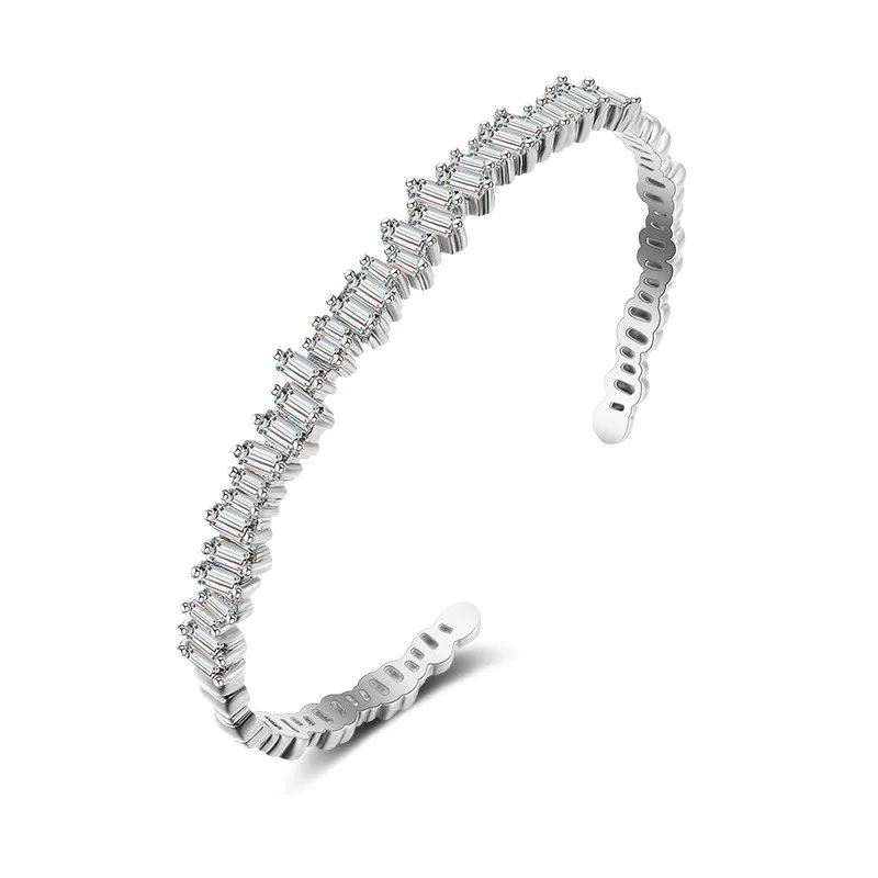 

Charming Cubic Zirconia Bracelets For Women Accessories Bracelet And Bangles Cuff Opening Bracelets Bangles For Women Brand Jewe