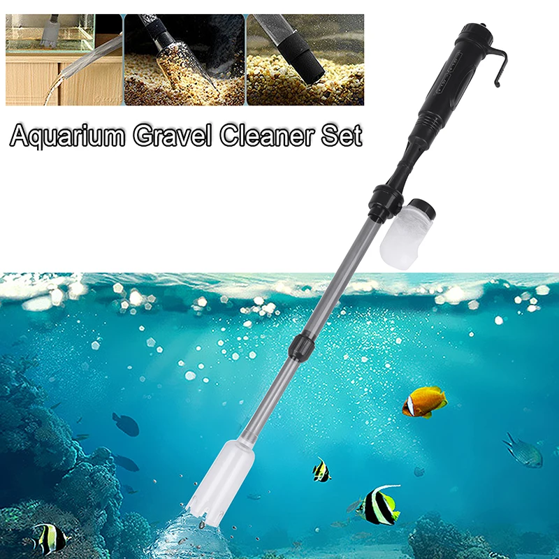 1pc Pump Tap Fish Tank Aquarium Gravel Cleaner Pump Water Clean Pump
