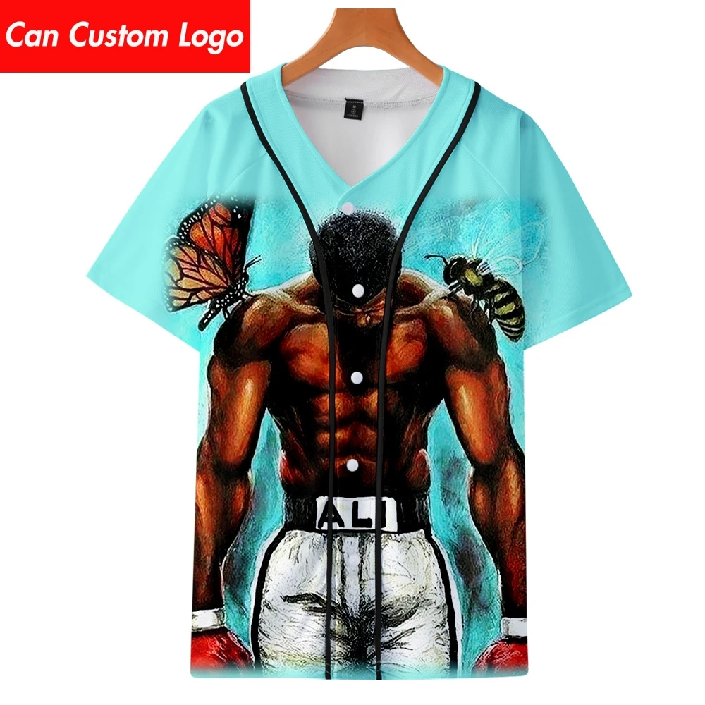 

2019 Muhammad Ali jackets Kpop Fashion jacket new brand cool print long sleeve Muhammad Ali baseball jacket for men streetwear