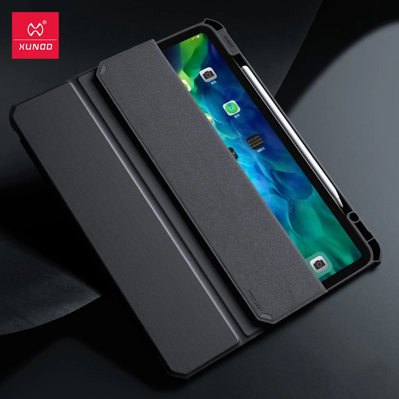 Чехол Xundd для планшета iPad 10 2 2020 кожаный чехол защитный тонкий Apple Pencil | Компьютеры