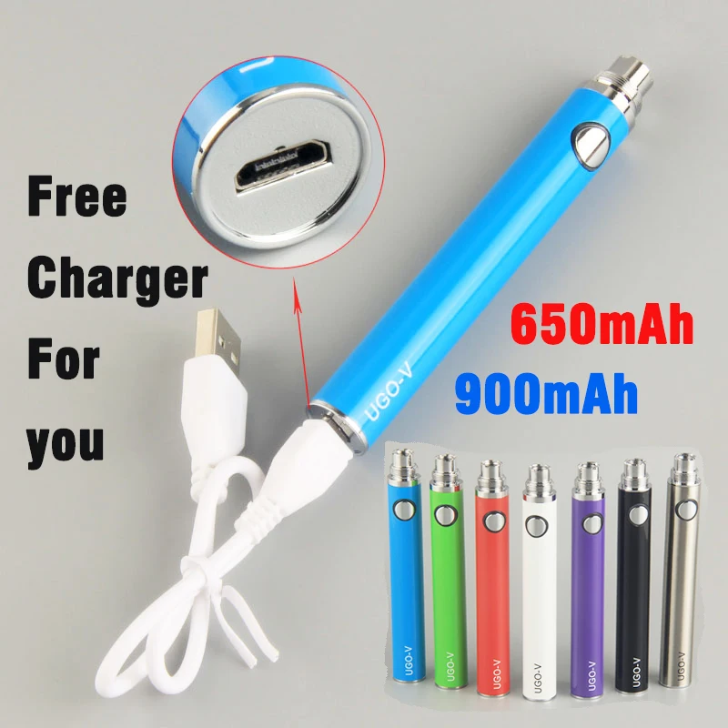 Электронная сигарета UGO V Ego T 650 900 мАч вейп-ручка с аккумулятором 510 eVod резьбой USB