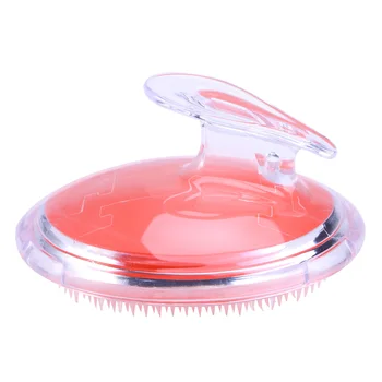 

Round Soft Anti Slip Scalp Massage Comb PVC Hair Massage Brush(Orange)