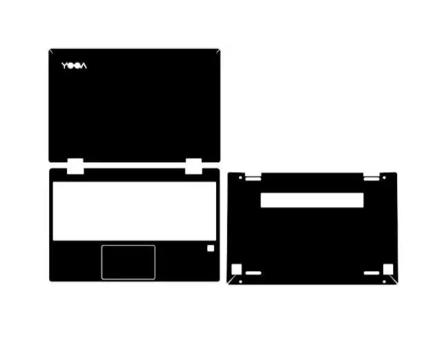 Cover Adesiva In Pelle Di Carbonio Per Laptop Per Lenovo Yoga 720-12/Miix 720/Miix 510/Miix 520/Yoga 900S-12/Legion Y7000 15.6"