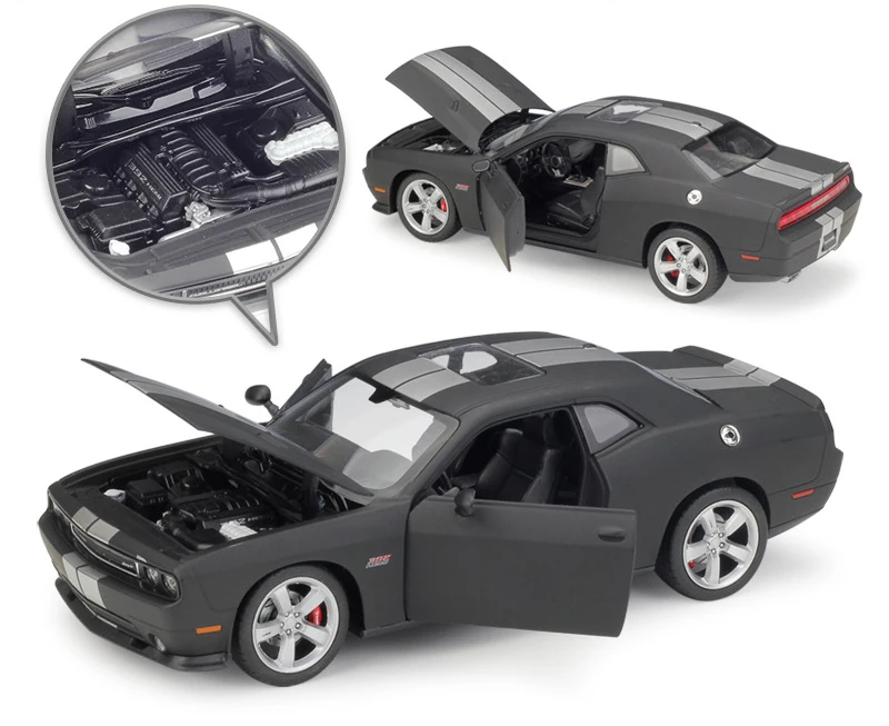 WELLY литый под давлением в масштабе 1:24 2012 DODGE Challenger фотомагнитола автомобиль