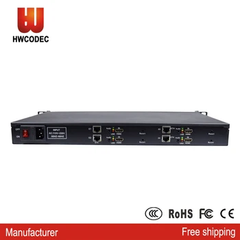 

HWCODEC H5414 Video Encoder H264 H265 HEVC 4CH HDMI Encoder IPTV Encoder 1080P RTMP RTSP Encoder for Facebook, YouTube, Twich