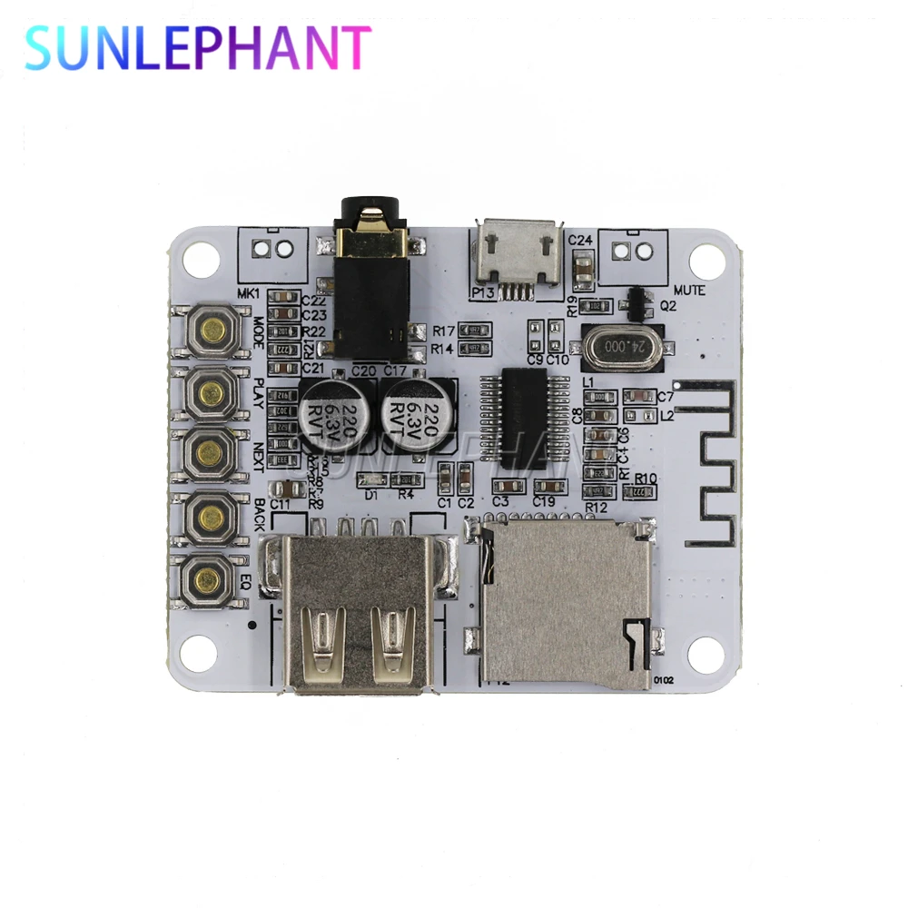 Плата аудиоресивера V5.0 V4.2 с USB-разъемом для TF-карты декодирование