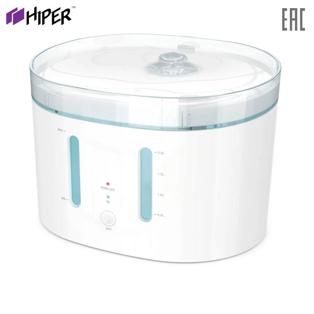 Умная Wi-Fi авто поилка для питомцев HIPER IoT Pet Fountain | Дом и сад