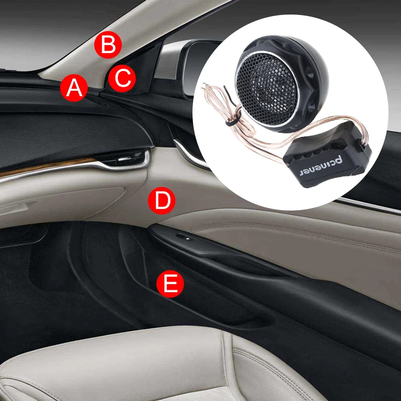 Altofalantes do Carro Loundspeaker para Sistema de Áudio do Carro de Som 140w de Alta Lote Tweetr 12v Eficiência Mini Dome Alto-falantes Lound Speaker 2 Pçs - 21 High Quality Automóveis e motos
