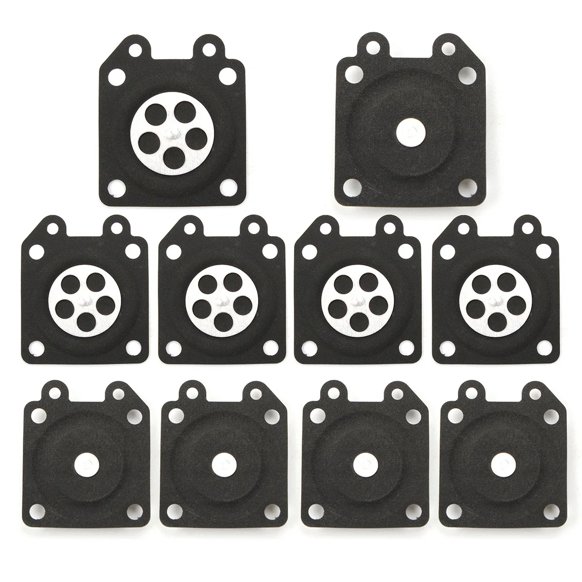 10x Rubber Chainsaw Carburetor Metering Diaphragm Gaskets For Walbro 95
