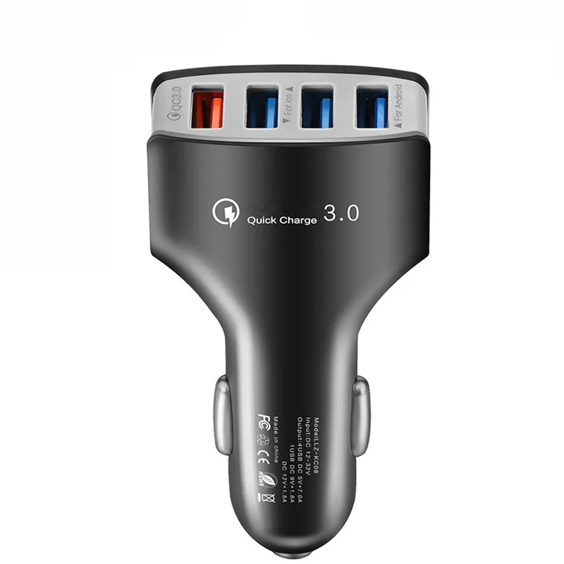Короткий Тип C usb провод QC 3 0 быстрое автомобильное зарядное устройство адаптер