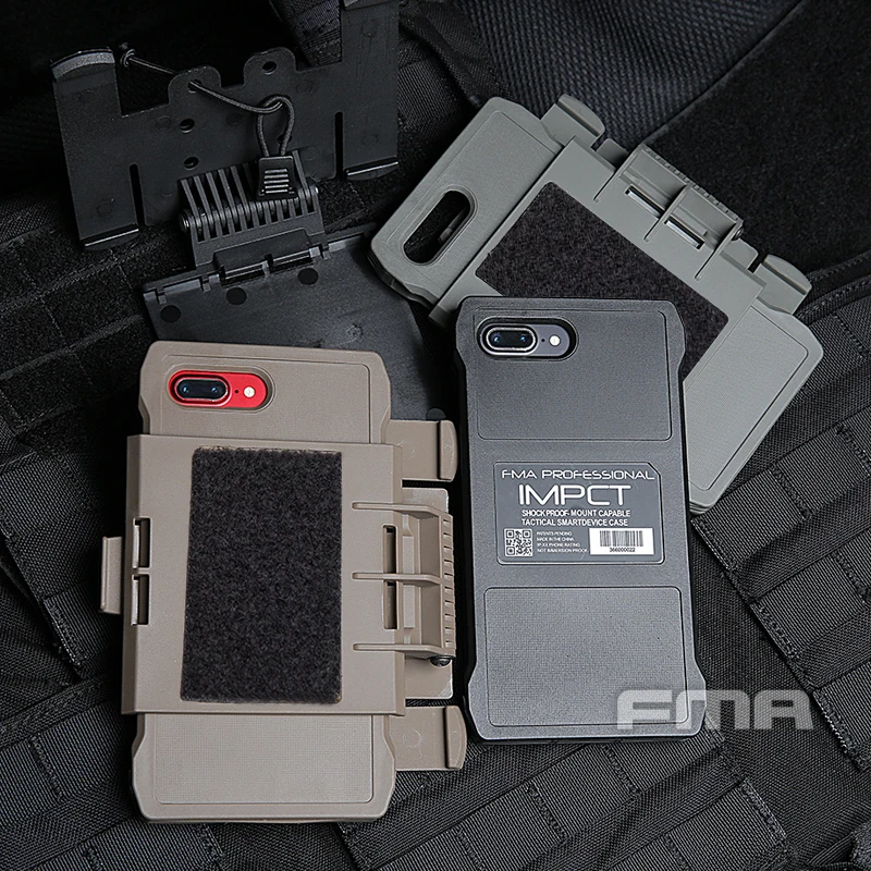 Фото Новая военная тактическая сумка FMA Molle Plus, чехол для мобильного телефона, для охоты, пейнтбола жилет для техники, для Ip чехол для телефона Plus №5
