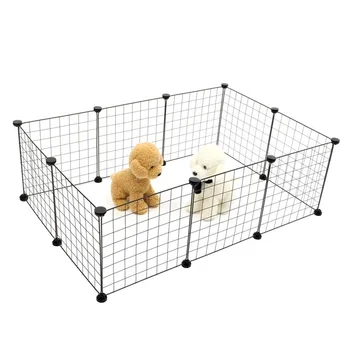 

M8 DIY Combination Wire Mesh Pet Cage Dog Cat Rabbit Multi Function Fence Iron Guinea Pig Metal Hamster pet playpen