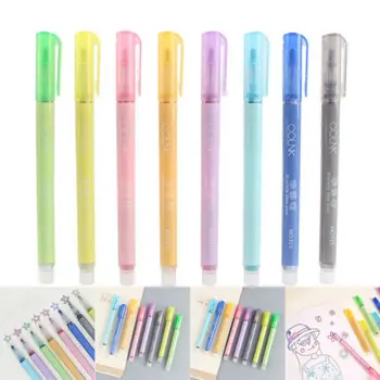 

Double Line Pen Metallic Color Magic Outline Marker Pen DIY Album Highlighter Marking Pens for Painting Office School Supplies
