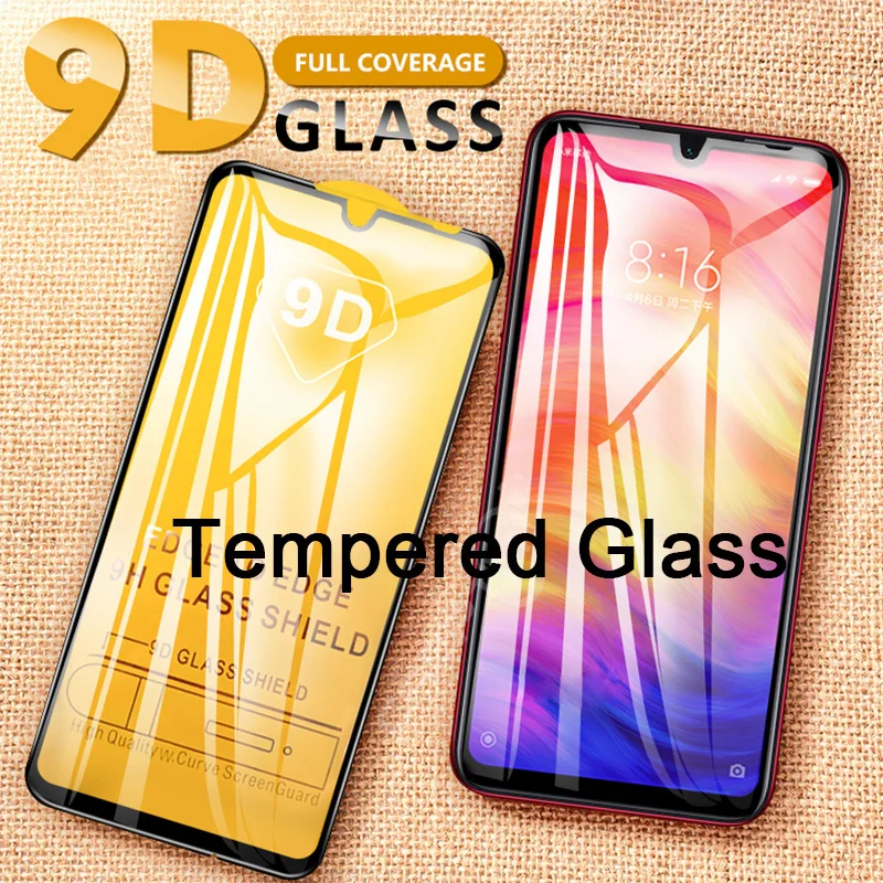 9D закаленное стекло для Xiaomi mi 9 8 SE A2 Lite Red Note 7 6 5 ProBlack прочная защитная пленка