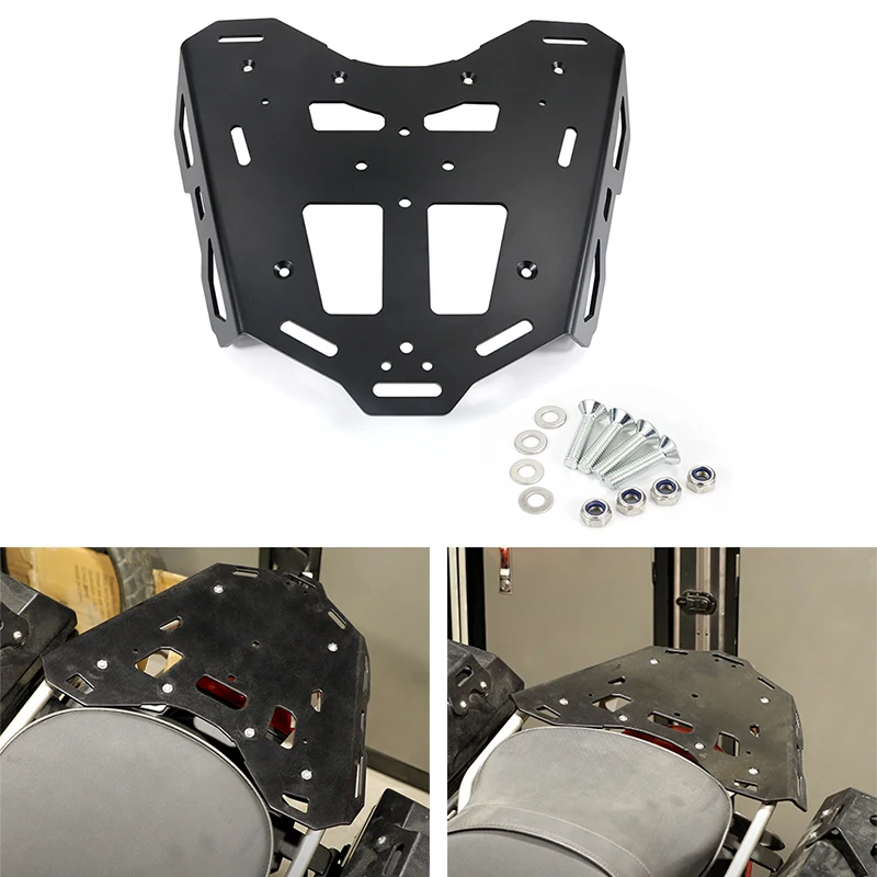 

For BMW F750GS F850GS 2017-2020 2021 2022 2023 2024 F850 GS Motorcycle Rear Luggage Carrier Rack Cargo Rack Support Shelf Holder