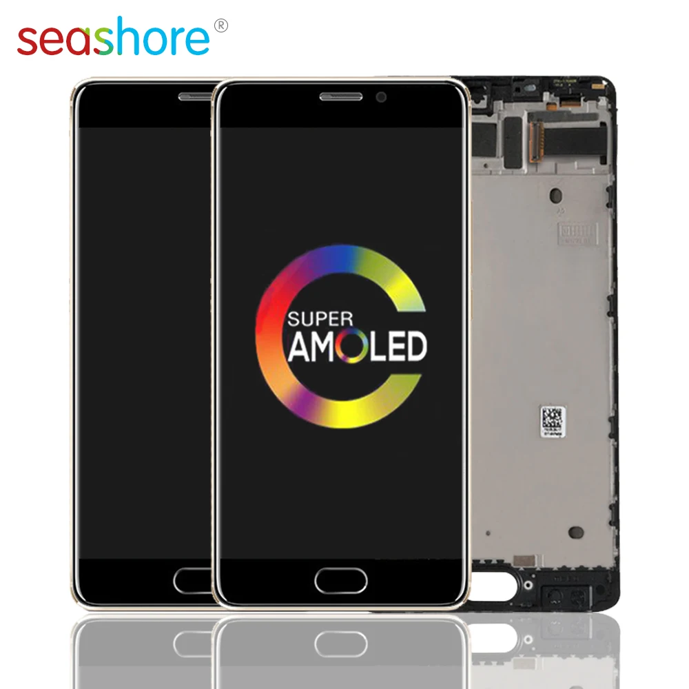 

5.7"AMOLED For MEIZU Pro 7 Plus LCD Touch Screen Digitizer Assembly For Meizu Pro7 Plus Display with Frame Replacement PRO 7+