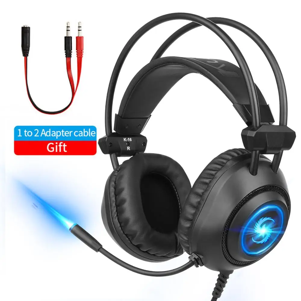 Professional Led Gamer Headset For Ps4 Xbox One Pc Mobile Phone Noise