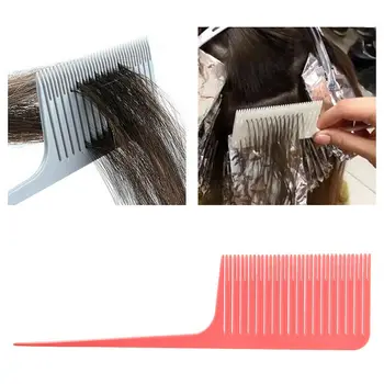 

Professional Plastic One-way Weave Highlighting Foiling Anti-Static Plastic Hair Comb Styling Hairdressing Salon Tool