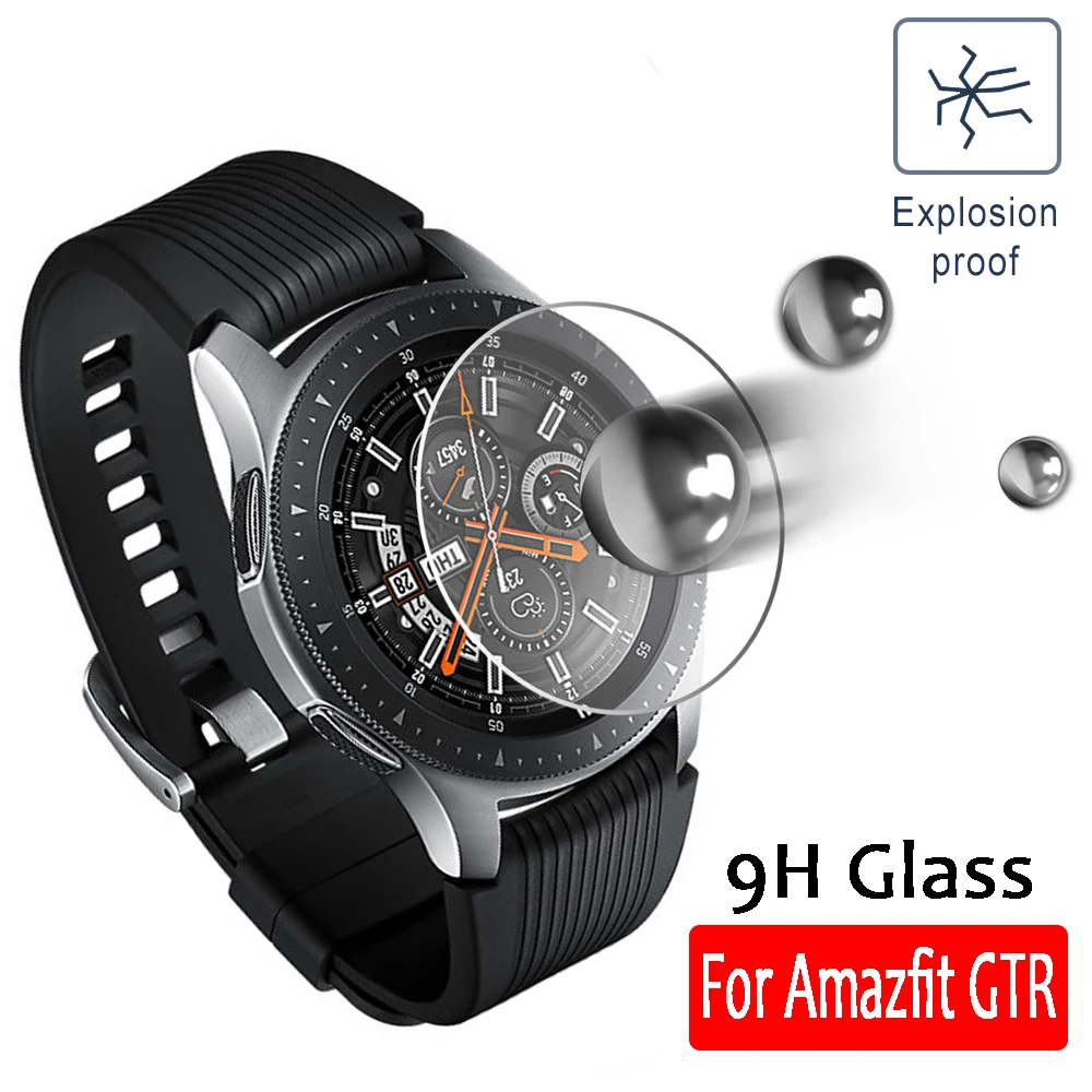 1/2/3 закаленное стекло для Xiaomi Huami Amazfit GTR Защитная пленка часов xiomi G T R 42 мм 47