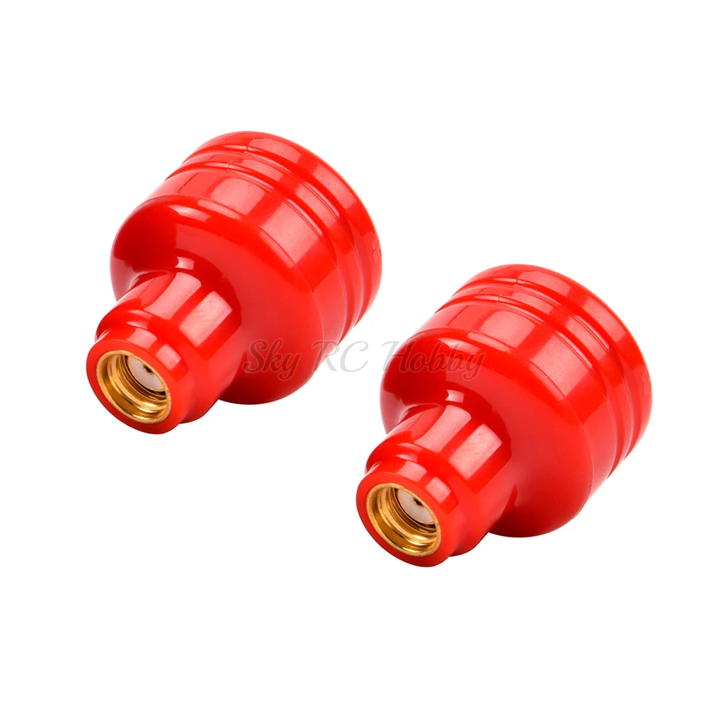 2x RP-SMA Red Супер мини-антенна коротковатый передатчик 5,8G антенна 5dBi RHCP RP-SMA/SMA для FPV RC квадрокоптера лучше, чем антенна Blacksheep - Цвет: 2x RP-SMA Red
