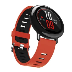 Dual-Color Silicone Sport Strap Replacement Band (2)