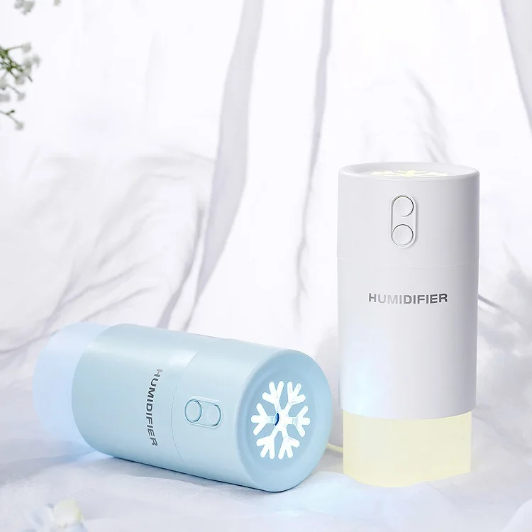 

Snowflake Mini USB Air Humidifier Three-in-One Dormitory Office Desk Surface Panel Car Mounted Small Gift Customization