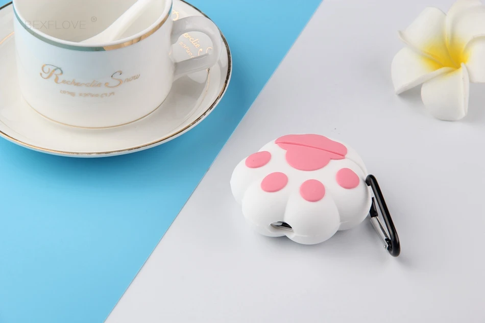 Чехол для наушников для Airpods, чехол с милым мультяшным котом и Мышкой, чехол для наушников для Apple Air pods 2 Earpods 3D Bear, аксессуары для наушников