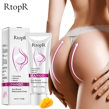 Crème naturelle d'amélioration des fesses Sexy agrandissement des fesses de hanche rehausseur de hanche cul soulever extrait de plante crème de Massage efficace TSLM2