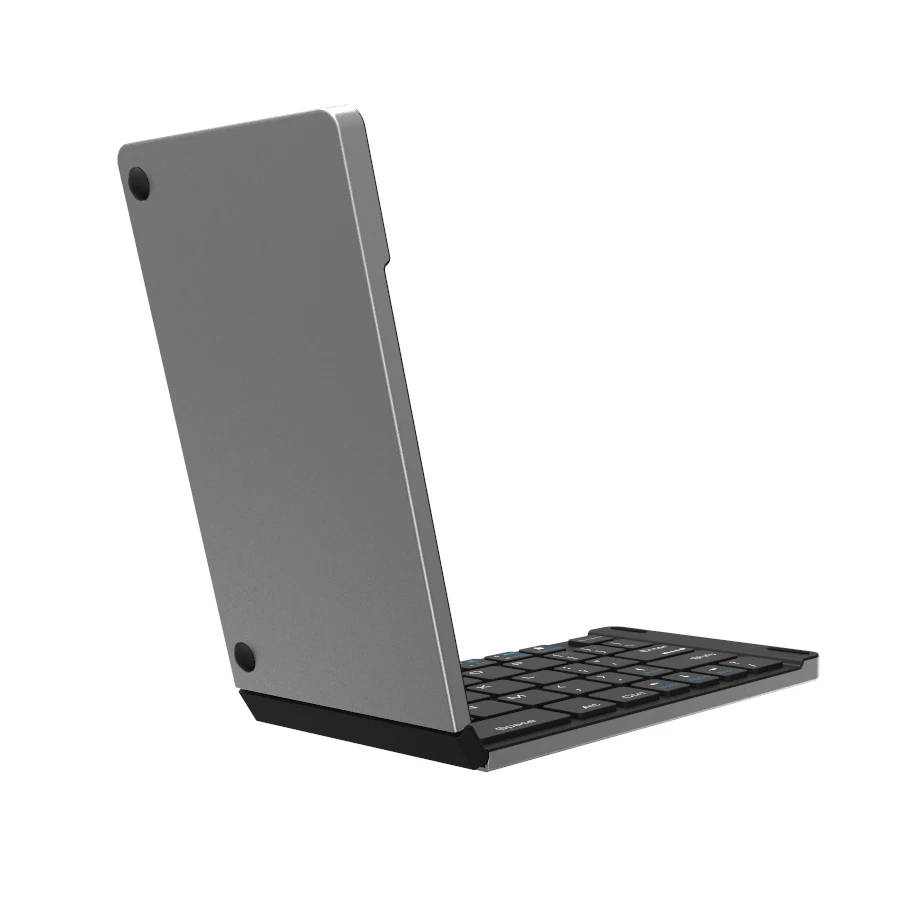 Silver Универсальная беспроводная Bluetooth клавиатура для iPad iPhone samsung Nokia IOS Windows Android система планшетный ПК телефон - Цвет: Silver