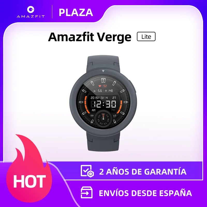 [Плаза] глобальная версия Amazfit Verge Lite Испанская Смарт-часы 20 дней Срок службы
