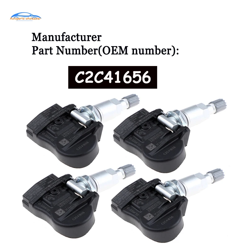 4 pcs/lot Car C2C41656 4H231A159CE YB06T1D Fit For JAGUAR XF XJ XK X-TYPE High Quality TPMS Tire Pressure Sensor Monitor 315Mhz car alarms for sale