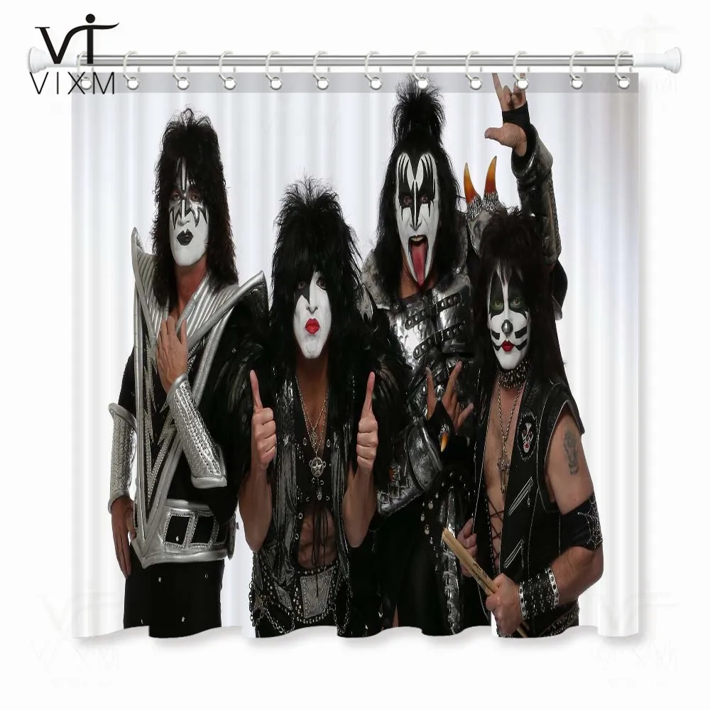 Дизайнерская занавеска для душа Rocks Kiss Group модные экологически чистые тканевые
