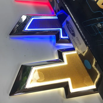 

5D For Chevrolet cruze aveo captiva Emblems light car auto 5D led Rear 5D Badge Sticker light light 5D led logo lamps