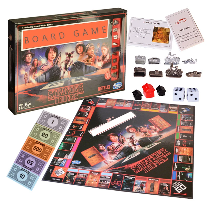 Настольная игра Stranger Things игровая доска видеокарты развлечения подарок сбор