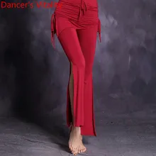 Девушки танец живота Практика брюки леди танец живота талии брюки комфортно женщины танец живота брюки суперэластичность MLXL