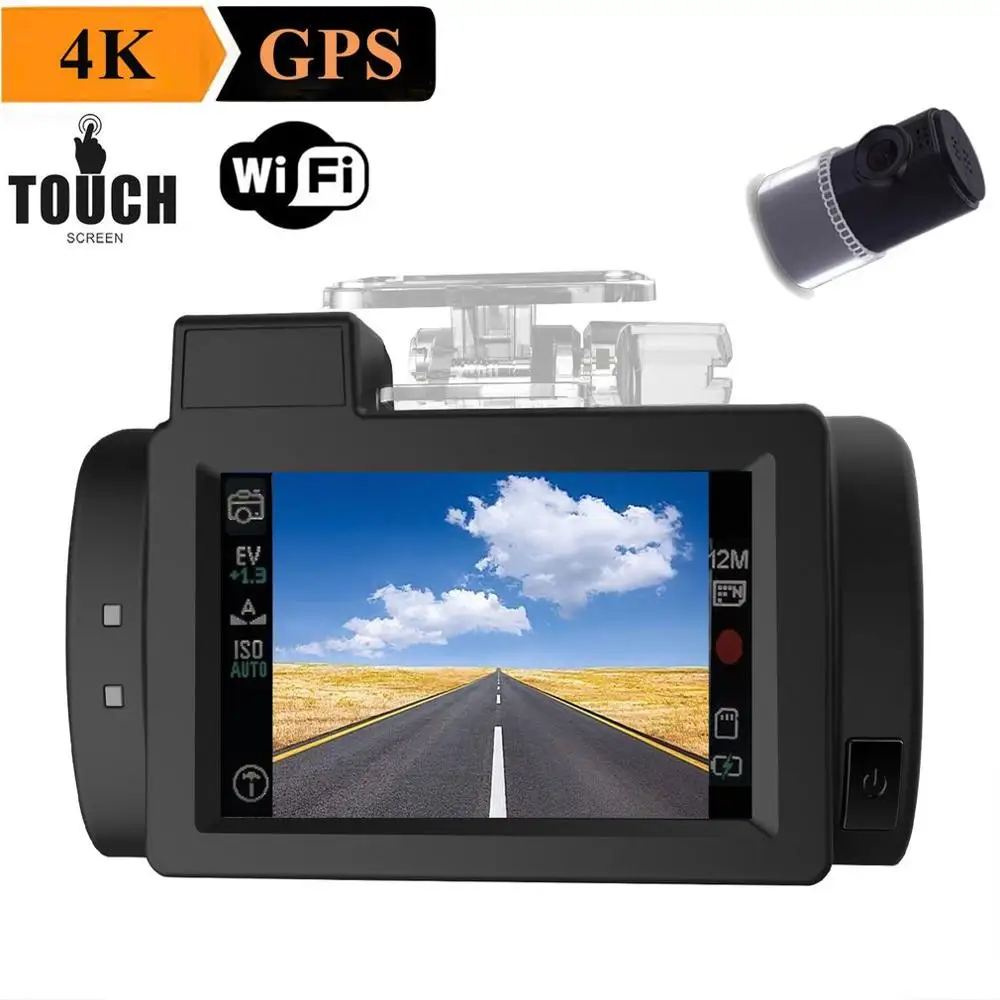 

G200 170 Degree Lens 1080P Full HD NTK96660 WiFi 4K Car DVR Dash Camera Recorder Motion Detection GPS Car DashCam