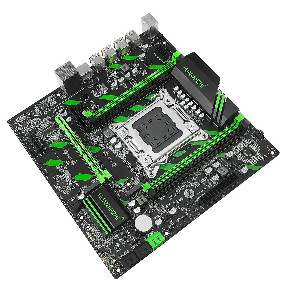Комплект материнской платы HUANANZHI X79 ZD3 REV2.0 M.2 MATX с процессором Intel Xeon E5 2689 2 6 ГГц 4*8 Гб