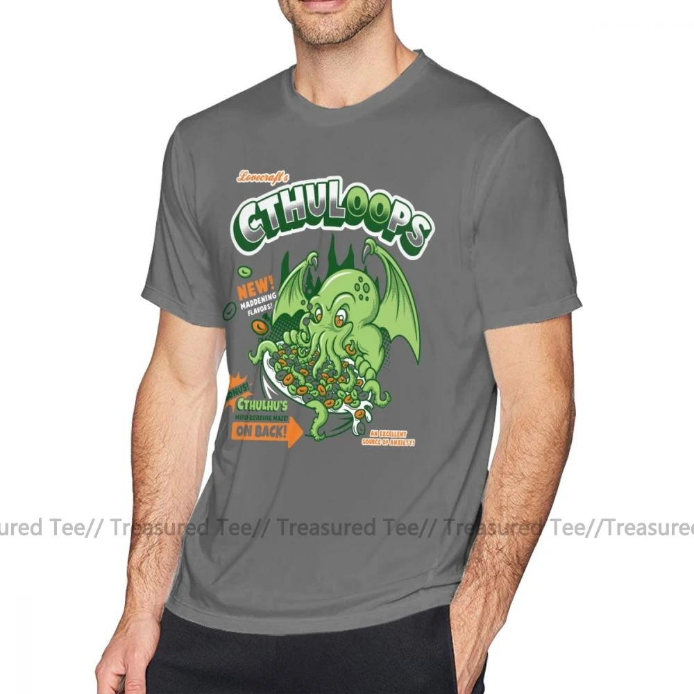 Футболка Cthulhu Cthuloops, новая футболка с ароматом, 100 хлопок, футболка с принтом, короткий рукав, летняя мужская забавная футболка