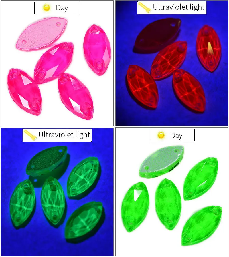 Конский глаз красочные стразы пришить неоновые стразы лист Стекло стразы фосфоресцирующие флуоресцентные швейные из стразов для одежды B3883