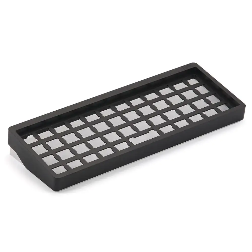 black acrylic case Полностью собранная клавиатура NIU40 с переключатель Cherry и колпачки для ключей - Цвет: black acrylic case