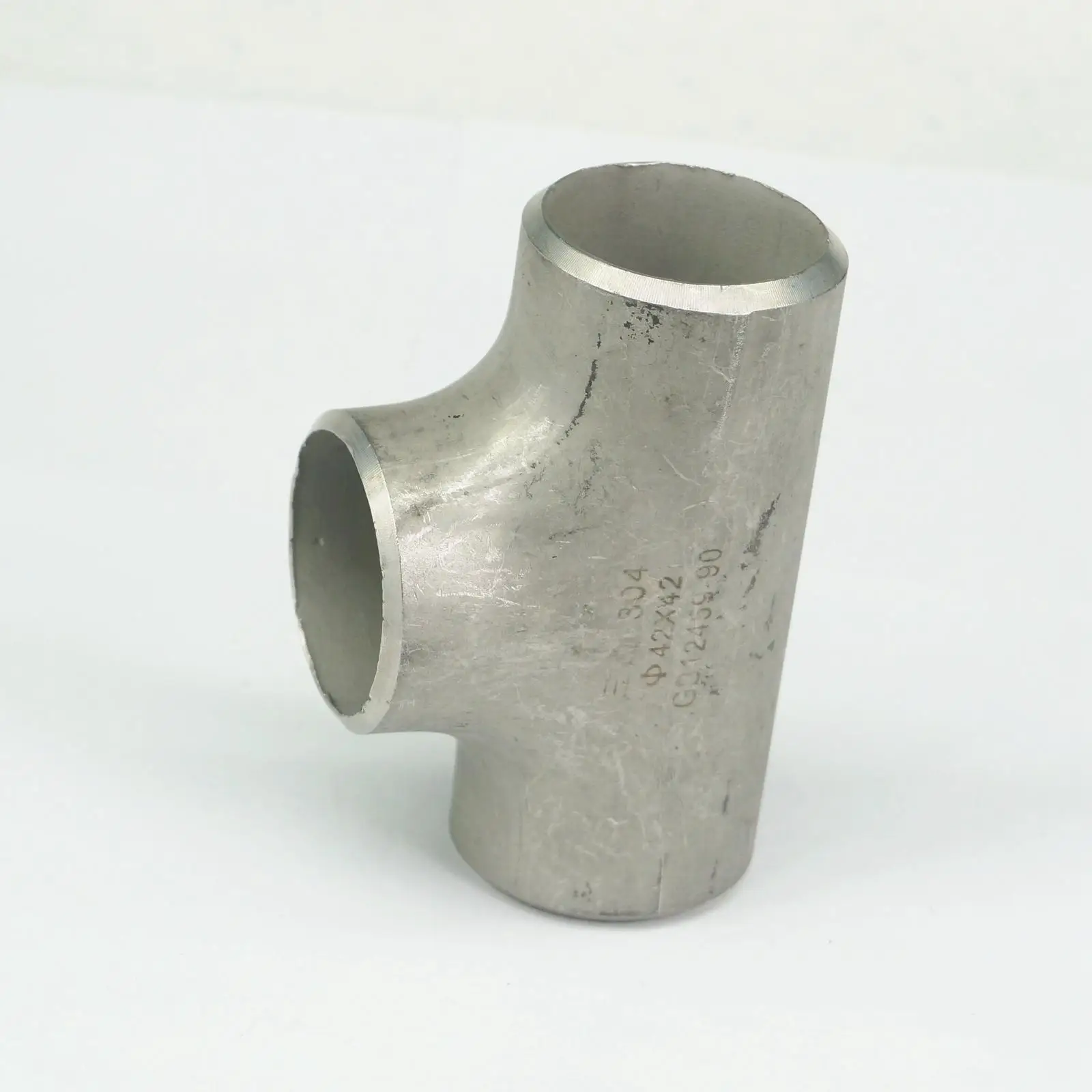 48x3mm O/DxThickness 304 Stainless Steel Equal Tee 3 Way Butt Welded Pipe Fitting Water gas Oil | Обустройство дома