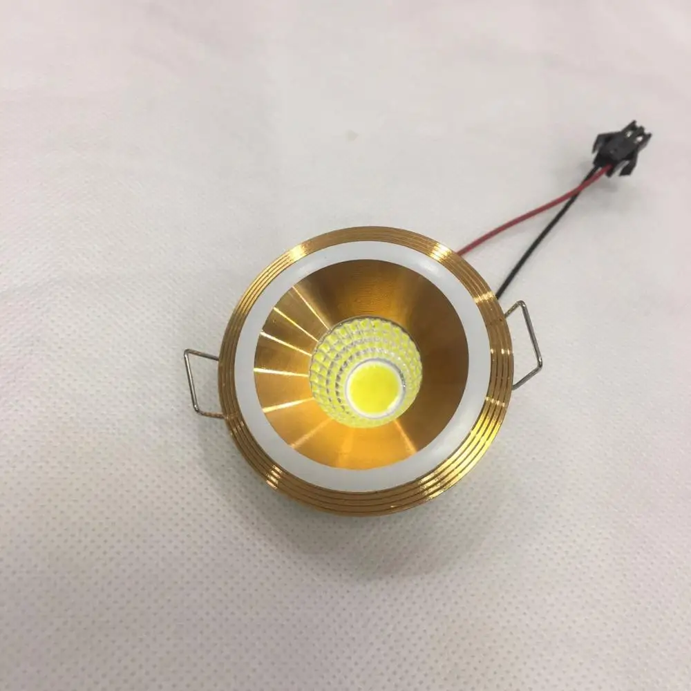 Бросился настоящий Luces Led Мини точечный цвет для потолочных светильников круглая модель 10 шт./лот 3 Вт Led spot Lightsr стекло спереди хороший эффект