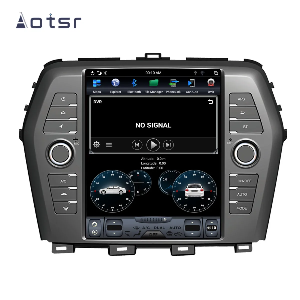 Aotsr Tesla 10," Android 8,1 вертикальный экран автомобильный DVD мультимедийный плеер gps навигация для NISSAN MAXIMA- carplay Wifi