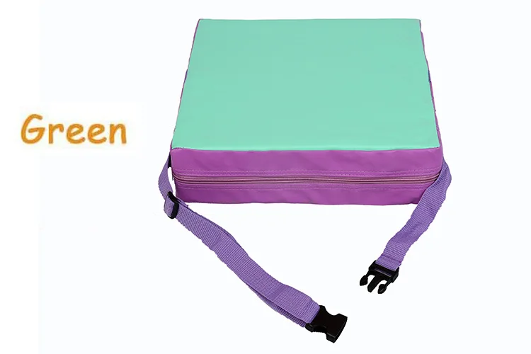 Children Increased Chair Pad Baby Dining Kids Cushion Adjustable Removable Chair Booster Sponge Leather Cushion  Pram Chair Pad