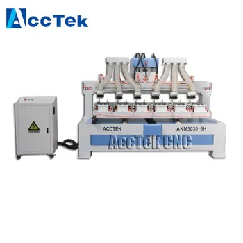 Günstige Multi Köpfe AKM5030-6H STRAND SCHLÄGER/PADEL SCHLÄGER/Tennis Schläger Cnc Router Maschine