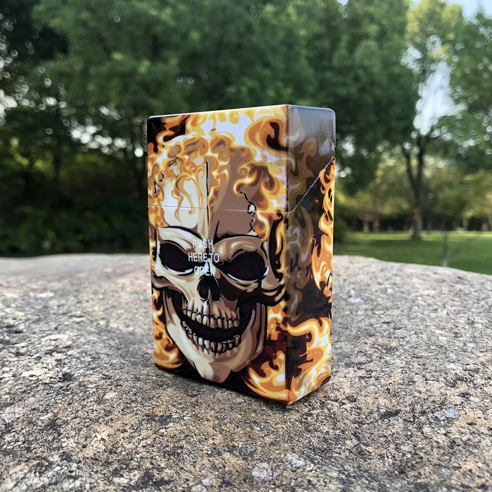 Персональный пластиковый чехол для сигарет модный мужской держатель табака