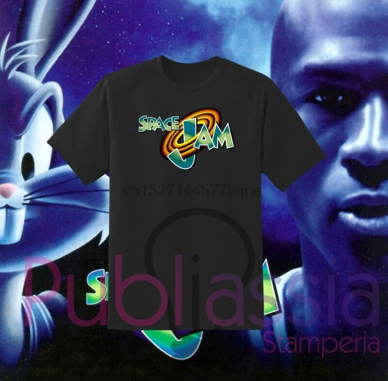 Космический Джем футболка maglietta maglia фильм looney ttes basket Bunny idea regalo 2|Футболки| |
