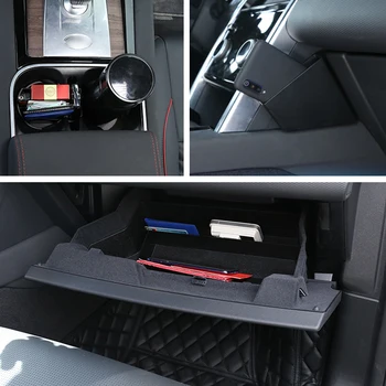 

For Land Rover Discovery Sport 2020 ABS Plastic Center Side Starage Box Water Cup Holder Glove Storage Box Tray Car Accessories
