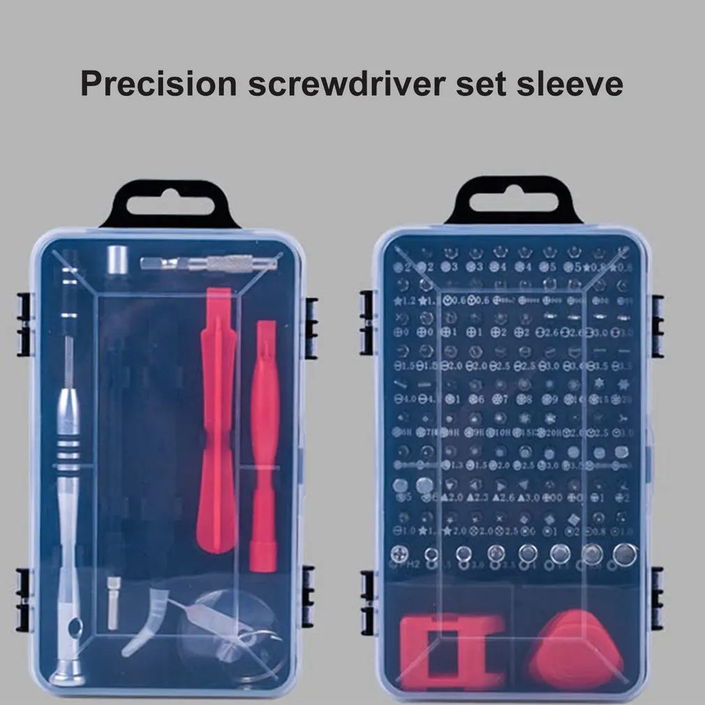 112Pcs Multi-purpose Screwdriver Set Tweezer for Mobile Phone Repair Disassemble Part Replacement Tools Suit